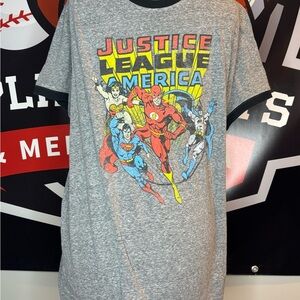Marvel Gray Justice League Graphic Tee